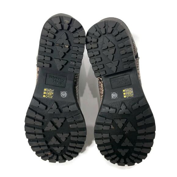 Dirty Laundry Chunky Block Heel Booties Snakeskin Print Size 6.5 - Picture 7 of 11